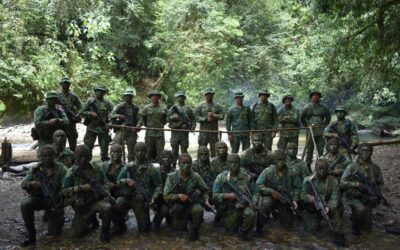 WORKING VISIT BY COMMANDER OF RBLF TO THE EXERCISE PAHLAWAN HUTAN OF THE SPECIAL TASK PLATOON BASIC, INTERMEDIATE AND ADVANCE COURSE