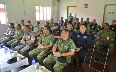 THE COMMANDER OF ROYAL BRUNEI ARMED FORCES MADE A WORKING VISIT TO PULAU BARU-BARU