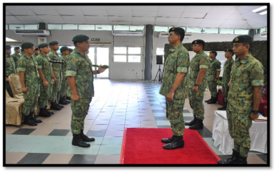 CVR(T) TROOP SGT COURSE, APC TROOP SGT COURSE 2020 AND COMBAT ENGINEER RECCE SGT COURSE 1/2021 CLOSING CEREMONY