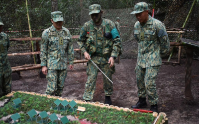 ACTING CHIEF OF STAFF OF ROYAL BRUNEI LAND FORCE MADE A WORKING VISIT TO THE EXERCISE PAHLAWAN MUDA OF RANGE MANAGEMENT COURSE SIRI 2/2O2O