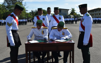 SECOND BATTALION HELD ADJUTANT’S PARADE