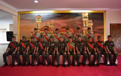 PROMOTION CEREMONIES FOR PERSONNEL OF FIRST BATTALION ROYAL BRUNEI LAND FORCE