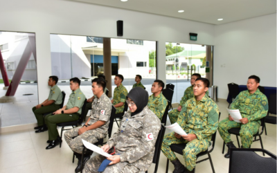 THE COMMANDER OF ROYAL BRUNEI LAND FORCE AND ROYAL BRUNEI LAND FORCE PERSONNEL RECEIVES FIRST DOSE OF COVID-19 VACCINE