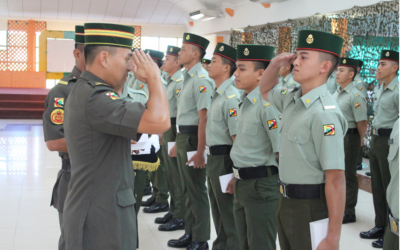 GENERAL SERVICE MEDAL PRESENTATION CEREMONY FOR FIRST BATTALION ROYAL BRUNEI LAND FORCE PERSONNEL