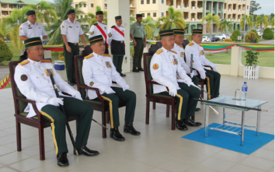 THIRD BATTALION ROYAL BRUNEI LAND FORCE HELD SERGEANT MAJOR REGIMENT PARADE