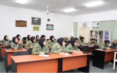 COMBAT SERVICE SUPPORT ROYAL BRUNEI LAND FORCE HELD TAJWID GUIDANCE CLASS FOR ITS FEMALE OFFICERS AND PERSONNEL