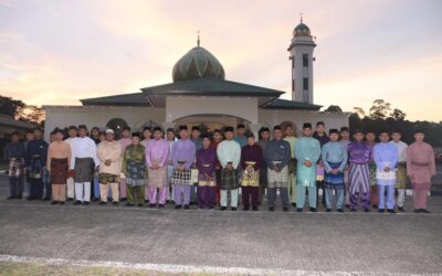 FIRST BATTALION ROYAL BRUNEI LAND FORCE ORGANISED RELIGIOUS PROGRAMME FOR MINISTER OF DEFENCE II AT KG SELANGAN MOSQUE