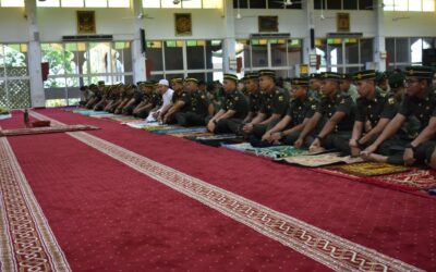 ROYAL BRUNEI LAND FORCE CONDUCTED A RELIGIOUS TALK IN CONJUCTION WITH NUZUL AL-QURAN CELEBRATION