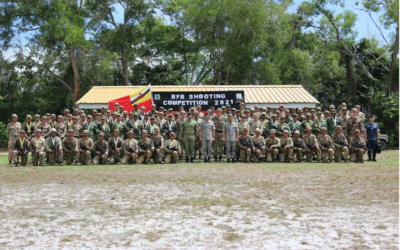 THE ROYAL BRUNEI LAND FORCE SHOOTING TEAM PARTICIPATED IN BRITISH FORCE BRUNEI OPERATIONAL SHOOTING COMPETITION 2021