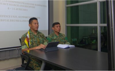 CHEMICAL BIOLOGICAL RADIOLOGICAL EXPLOSIVE DEFENCE UNIT (CBRE DEF UNIT), SUPPORT BATTALION ROYAL BRUNEI LAND FORCE PARTICIPATED IN THE PREPAREDNESS AND RESPONSE PHASES FOR RADIOACTIVE SOURCE SEARCH AND RECOVERY VIRTUAL WORKSHOP