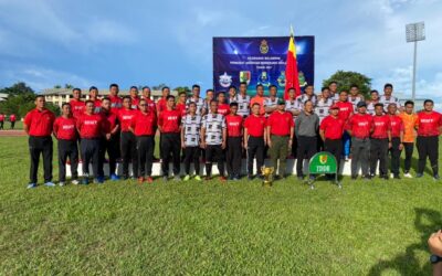 ROYAL BRUNEI LAND FORCE TEAM EMERGED AS THE CHAMPION OF THE ROYAL BRUNEI ARMED FORCES FOOTBALL COMPETITION FOR 2021
