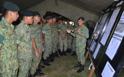 THIRD BATTALION ROYAL BRUNEI LAND FORCE PREMIERED BATALLION TAC AND A ECHELON FOR STUDY PURPOSES