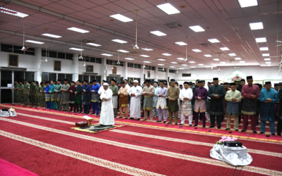 ROYAL BRUNEI LAND FORCES HELD THE OPENING CEREMONY OF DIKIR MAULUD 1448H