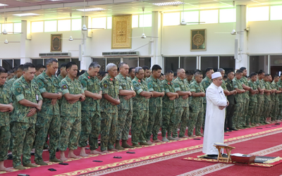 RBLF HELD SUNAT HAJAT PRAYER IN CONJUNCTION WITH EXERCISE MAJU BERSAMA SERIES 29/2026 AND EXERCISE RINTIS BERSAMA SERIES 26/2026
