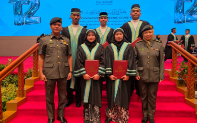 SEVEN RBLF PERSONNEL RECEIVE CERTIFICATES AT POLITEKNIK BRUNEI CONVOCATION CEREMONY